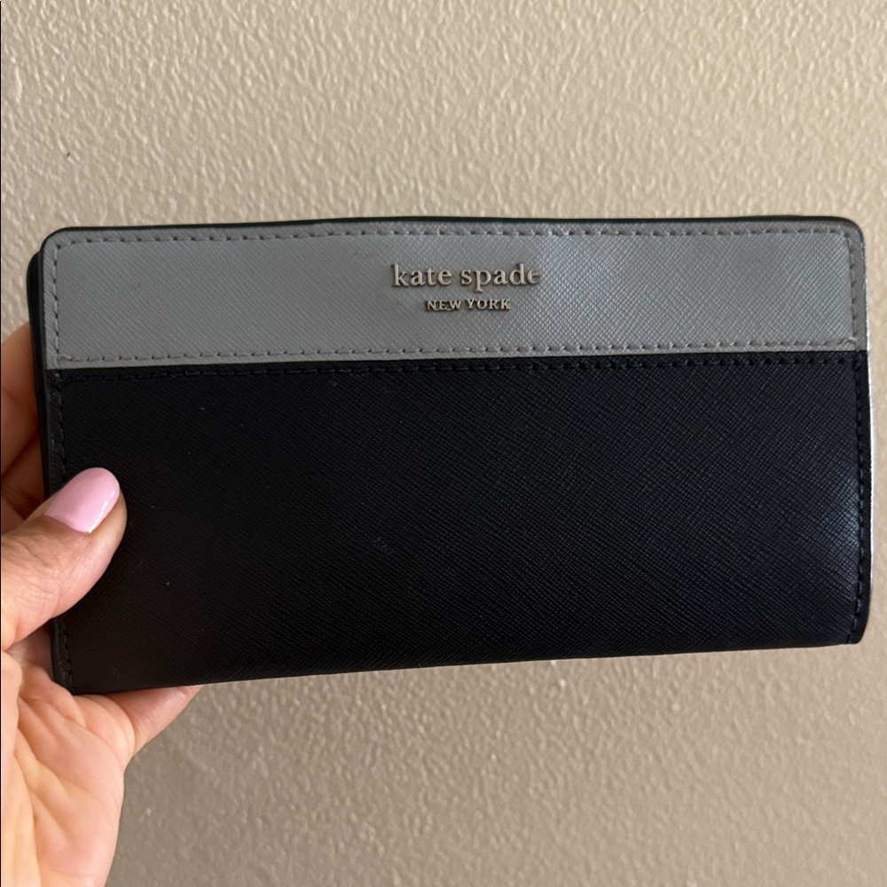 Kate Spade Two-Tone Blue Wallet